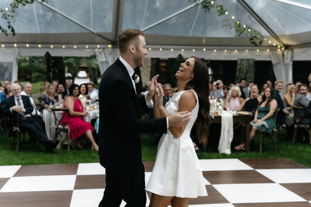 Overcoming first dance stage fright.